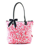 16" Quilted Tote Bag Handbag Purse - Gifts Happen Here